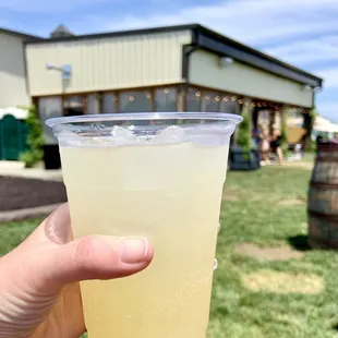 Generous cup of wine-a-rita