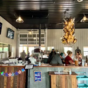 Indoor tasting area