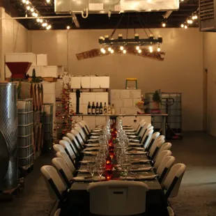 Product and barrel room