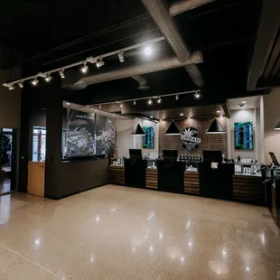 Interior  - Urban Wellness Cannabis Dispensary. Only the best flower, concentrates, edibles and vapes.