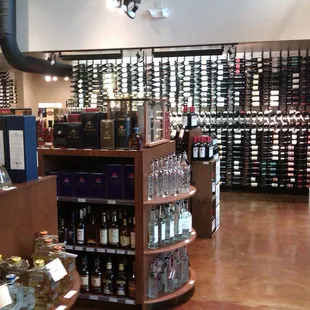 a wine store