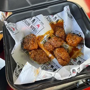 Boneless Wings w/Atlanta Lemon Pepper buffalo something or other