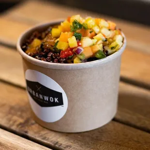 Just because you have diet restrictions does not mean that you can&apos;t eat out. Try our black bean mango quinoa salad!...