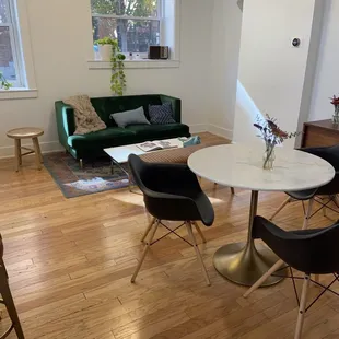 First cozy nook area