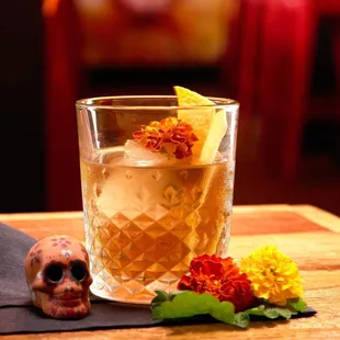 Jorge Negrete Cocktail: Mezcal, Cynar, Gran Classico