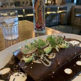 Mole Enchiladas