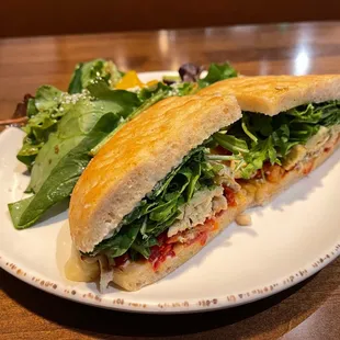 Pesto and Sun Dried Tomato Sandwich