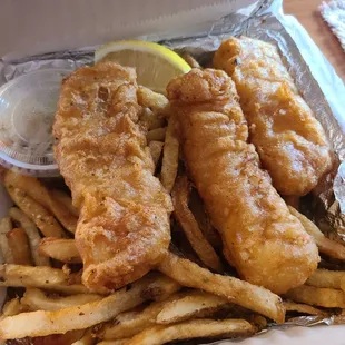 Friday fish fry fish and chips!