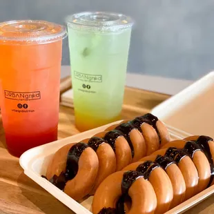 Refreshers and protein donuts