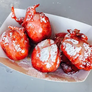 OMG!...Red Velvet Fried Oreo's!!  Yes, please!  These things were killer!