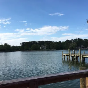View from the outdoor seating
