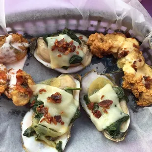 Oyster 3 ways, it&apos;s delicious!!!!