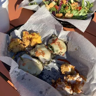 Oysters 3 ways