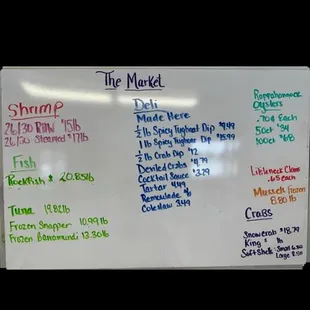 Example of specials