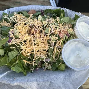 Side salad (up charge 5.49) to go with tacos