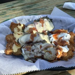 Oysters three ways