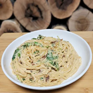 Creamy Tuscan chicken Alfredo