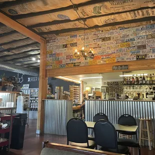 the interior of a restaurant