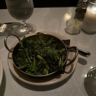 Broccoli rabe &amp; garlic