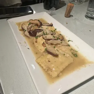 Crab ravioli