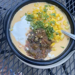 Street corn queso. Delish!