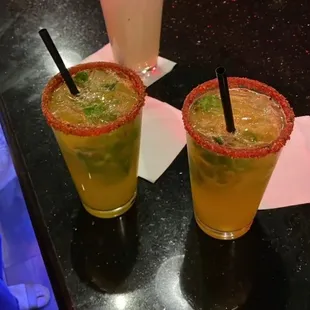 Drinks on a Thursday night. Sweet and strong