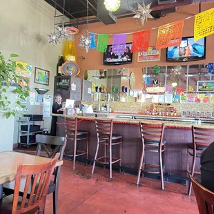 Inside of the restaurant