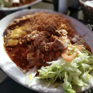 a plate of food