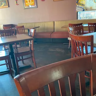 Indoor dining area