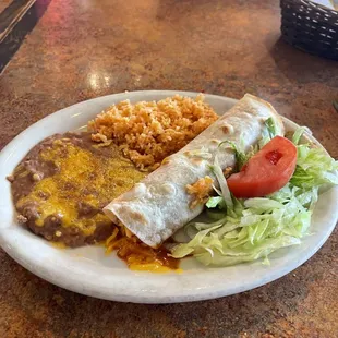 a plate of food