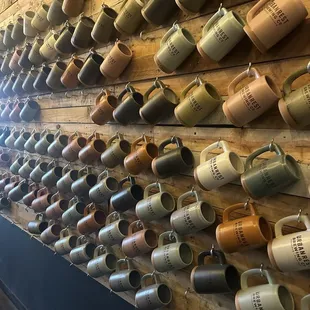 Mug club mug wall