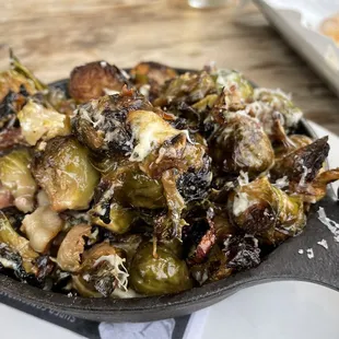 Brussels sprouts w bacon