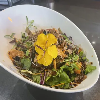 Salmon Skin Salad