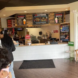 Entrance of Store. You can order for takeout here.