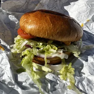 Cashew Burger w/avocado