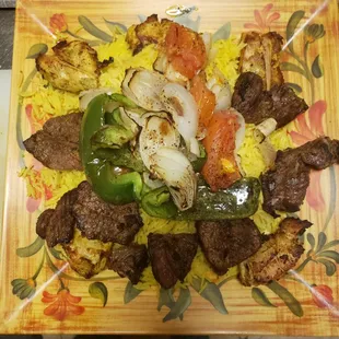 a plate of food