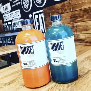 Choose from our delicious variety of cold pressed juices