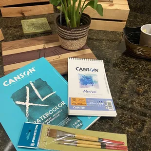 My loot Water Color sketch pads!