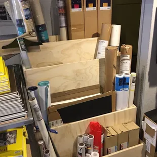 Paper Rolls and Canvas Rolls