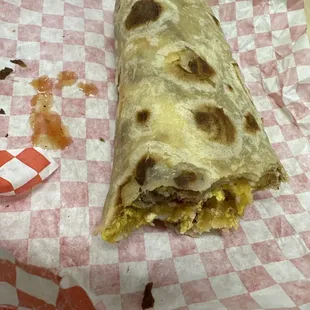 Sausage burrito
