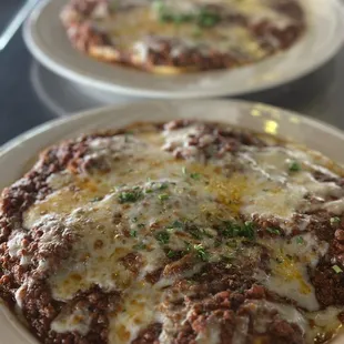 Cheese Ravioli with Meat Sauce