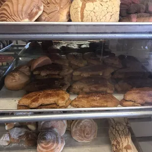 a variety of baked goods