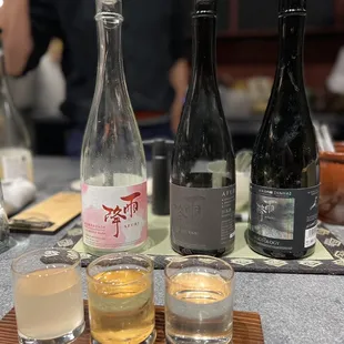 Sake flight
