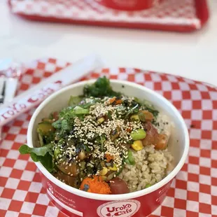 IG @hangrytrails.us (3 Scoop Poke Bowl)