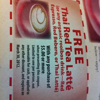 Green or Red Tea Espresso