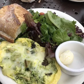 The Chicken Pesto Omelet