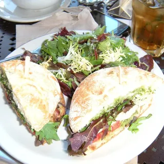 Grilled Cilantro Chicken Breast with Pesto