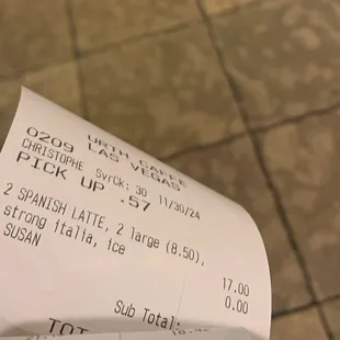 Spanish Latte ,2 large