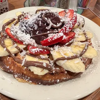 Acai Sorbet or Vanilla Ice Cream Waffle