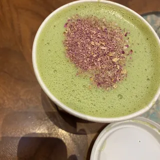 Iced Green Rose Latte